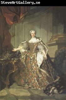 Louis Tocque Marie Leczinska Queen of France wife of Louis XV (mk05)